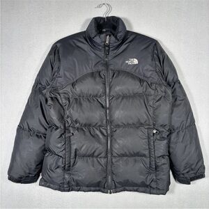 The North Face Goose Down Neptuse Jacket Girls Large Black M Puffer Quilted